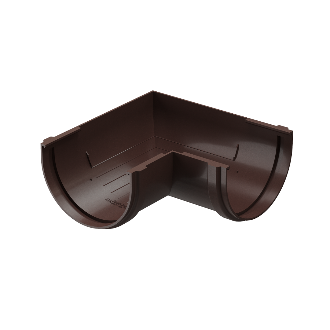 Угол желоба 90˚ Premium, шоколад