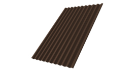 Профнастил С21R 0.45 PE-Double RAL 8017 шоколад