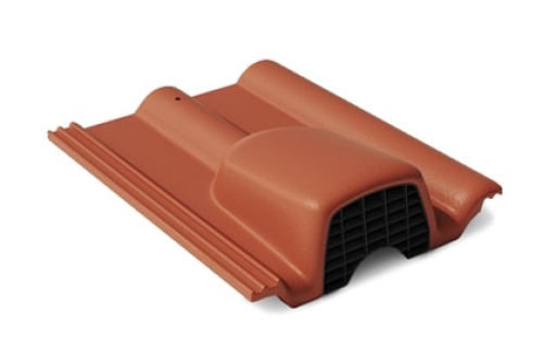 Вентиляционная черепица Braas Франкфуртская красный