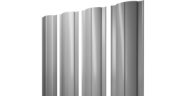 Штакетник Круглый с прямым резом 0.5 Satin RAL 7004 сигнальный серый