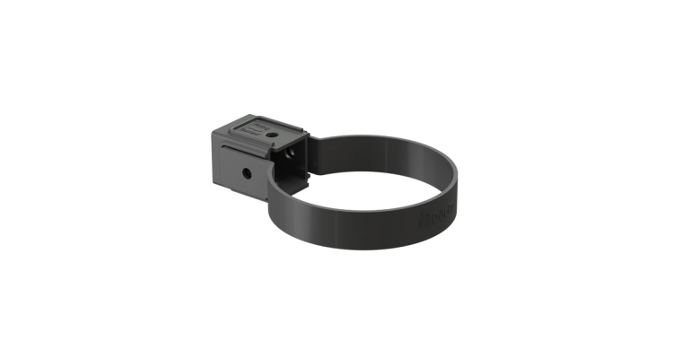 Хомут универсальный для водосточной трубы Standard, серый