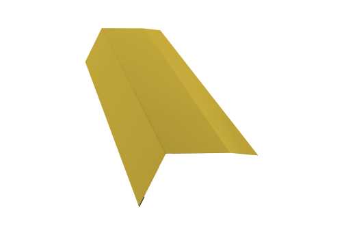 Планка карнизная 100х65 0,45 PE с пленкой RAL 1018 цинково-желтый (2м)