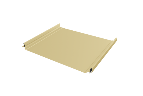 Кликфальц Pro Grand Line 0,45 PE с пленкой на замках RAL 1014 слоновая кость