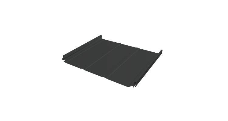 Кликфальц Pro Line Grand Line 0,5 Rooftop Бархат с пленкой на замках RAL 7016 антрацитово-серый