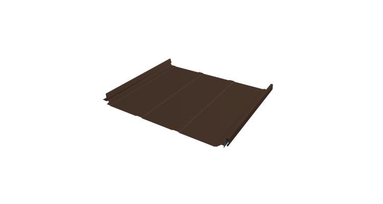 Кликфальц Pro Line Grand Line 0,45 Drap с пленкой на замках RAL 8017 шоколад