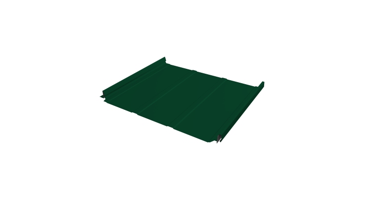 Кликфальц Pro Line Grand Line 0,45 Drap с пленкой на замках RAL 6005 зеленый мох