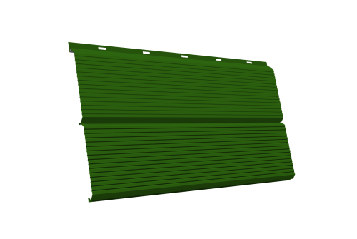 ЭкоБрус 0,345 Gofr GL 0.45 PE с пленкой RAL 6002 лиственно-зеленый