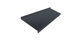 Отлив простой 200 0,5 Satin Matt RAL 7024 мокрый асфальт (2м)