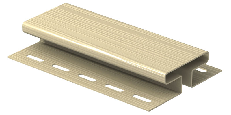 Соединительная планка сайдинга 3050 ЮП (уп 10 шт), цвет кофе с молоком