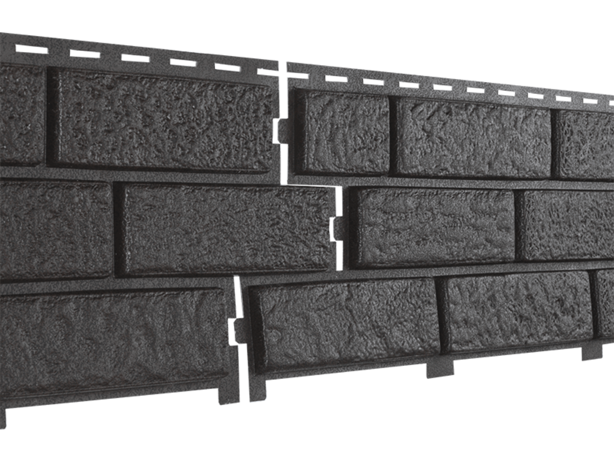 Фасадная панель Стоун-Хаус Кирпич Коричневый