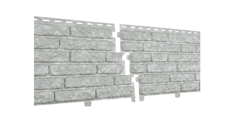 Фасадная панель Стоун-Хаус Кварцит Светло-серый