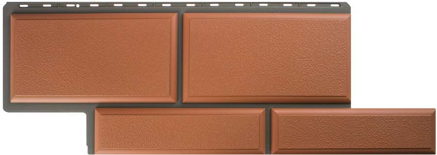 Панель Камень Флорентийский Терракотовый 1000*420*20мм (уп-ка 10)