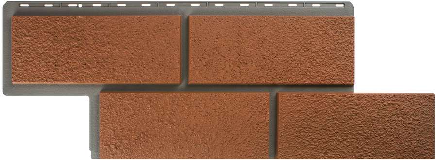 Панель Камень Неаполитанский Терракотовый 1000*430*20 мм (уп. 10шт.)