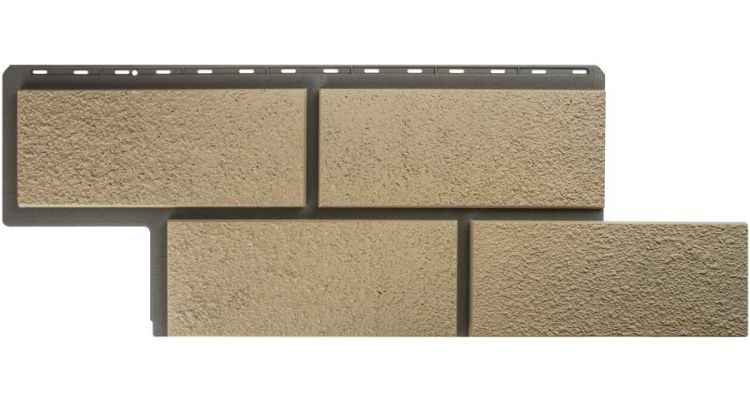 Панель Камень Неаполитанский Слоновая кость 1000*430*20 мм (уп-ка 10 шт.)