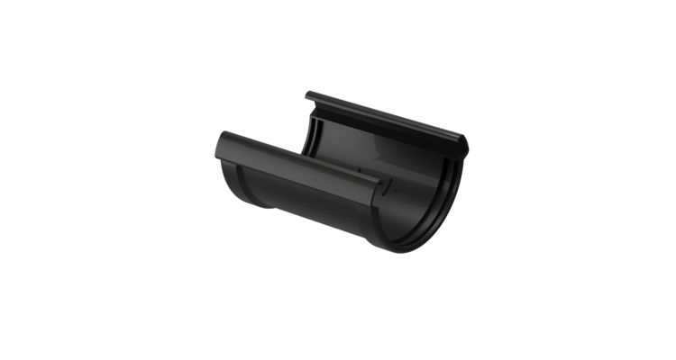 Соединитель желобов Lux, карбон