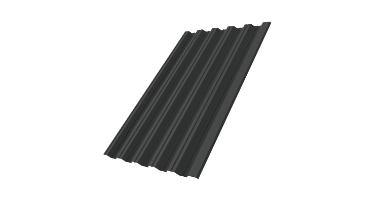 Профнастил HC35R 0.45 PE RAL 7016 антрацитово-серый
