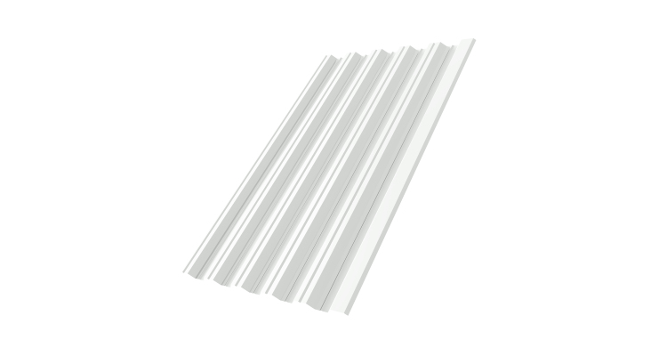 Профнастил HC35R 0.45 PE-Double RAL 9003 сигнальный белый