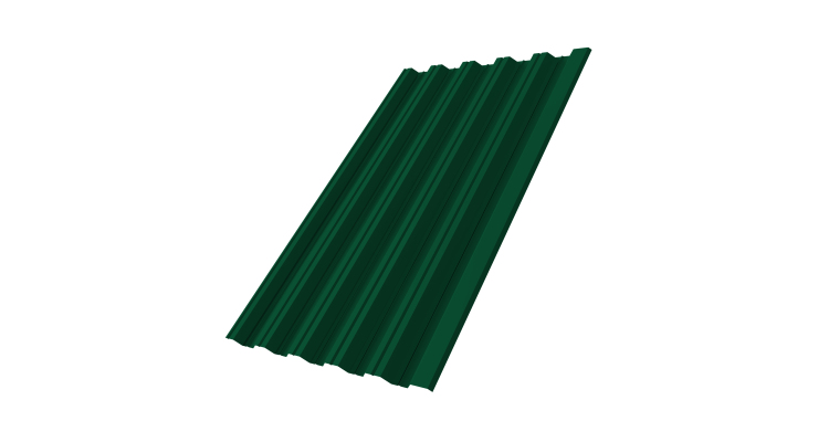 Профнастил HC35R 0.45 Drap TX RAL 6005 зеленый мох