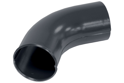 Колено стока 90 мм Мatt RAL 7024 мокрый асфальт