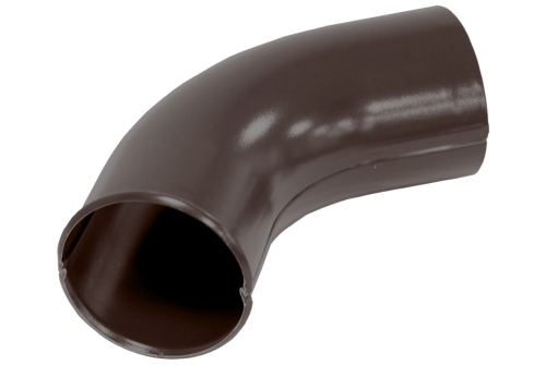 Колено стока 90 мм Мatt RAL 8017 шоколад