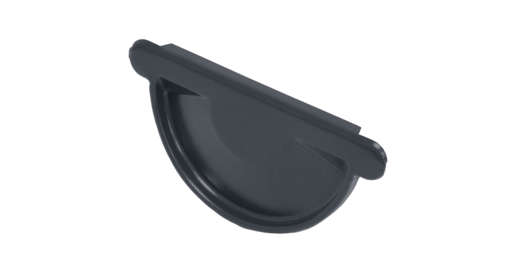 Заглушка торцевая универсальная 150 мм Мatt RAL 7024 мокрый асфальт