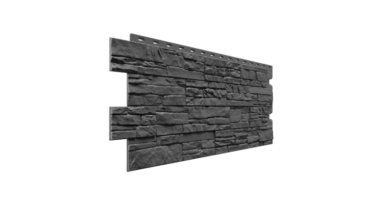 Фасадная панель Алтай, Графит