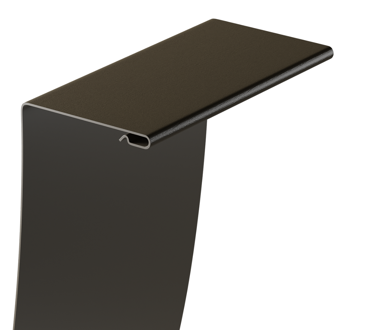 Универсальный околооконный профиль 89/254 мм, 3 м Шоколад