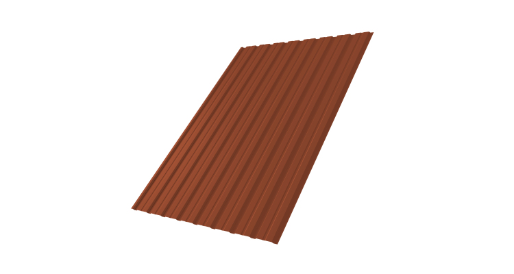 Профнастил С10В 0.45 Drap RAL 8004 терракота