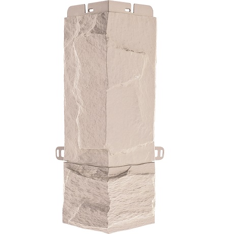 Наружный угол Гранит (Кремовый) ЭКО 0,16*0,47м (уп-ка 10 шт.)