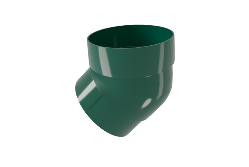 Колено трубы 45 град. ПВХ Grand Line зеленый (RAL 6005)