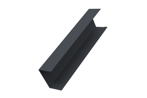 Крышка жалюзи Milan, Tokyo для калиток, ворот 0,45 PE-Double RAL 7024 мокрый асфальт (2,5м)