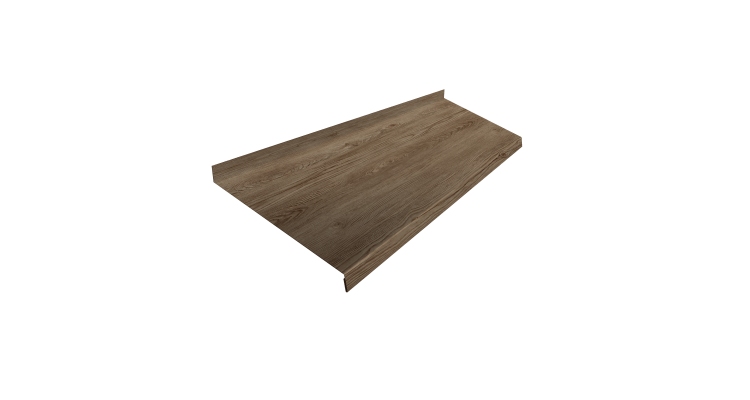 Отлив простой 200 0,45 Print Elite White Wood TwinColor (3м)