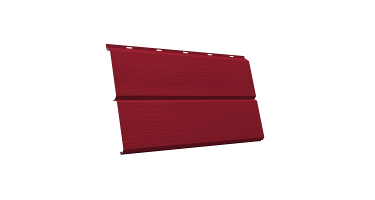 ЭкоБрус 3D 0,345 GL 0.45 PE с пленкой RAL 3003 рубиново-красный