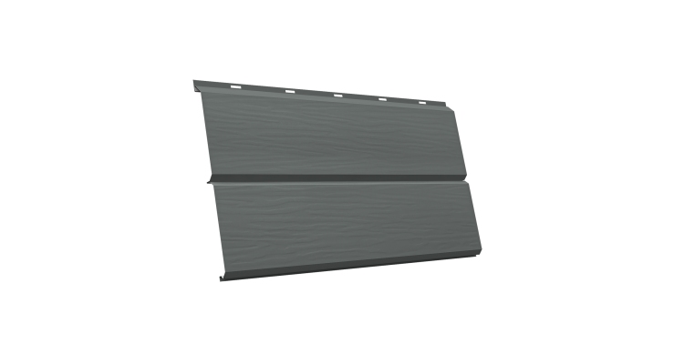 ЭкоБрус 3D 0,345 GL 0.45 PE с пленкой RAL 7005 мышино-серый