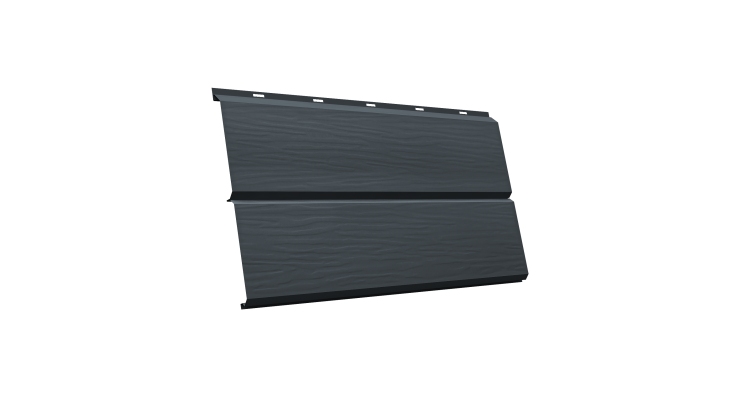 ЭкоБрус 3D 0,345 GL 0.45 Drap с пленкой RAL 7016 антрацитово-серый