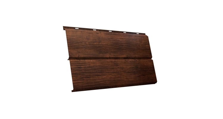 ЭкоБрус 3D 0,345 GL 0.45 Print-Double Premium с пленкой Cherry Wood Dark F