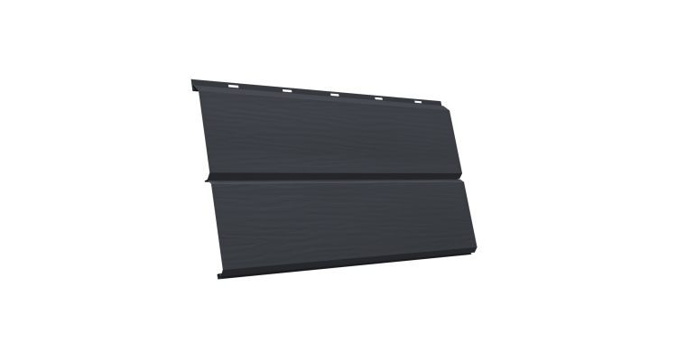 ЭкоБрус 3D 0,345 GL 0.5 Velur X с пленкой RAL 7024 мокрый асфальт