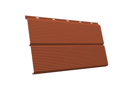 ЭкоБрус 0,345 Gofr GL 0.45 PE RAL 8004 терракота