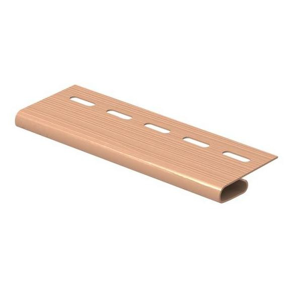 Финишная планка сайдинга 3050 ЮП (уп 20 шт), цвет розовый