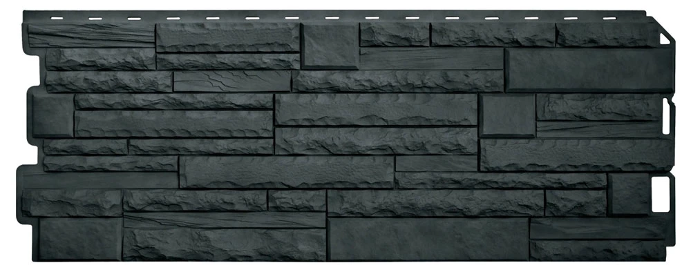 Панель Камень скалистый (графит) ЭКО АП 1,10*0,43 (уп-ка 10 шт.)