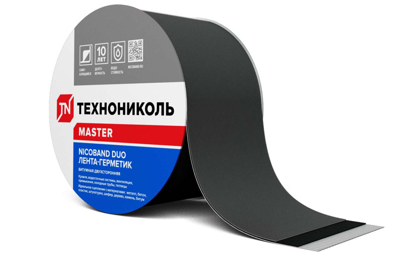 Лента герметизирующая Технониколь Nicoband Duo двухсторонний 3мх7.5см