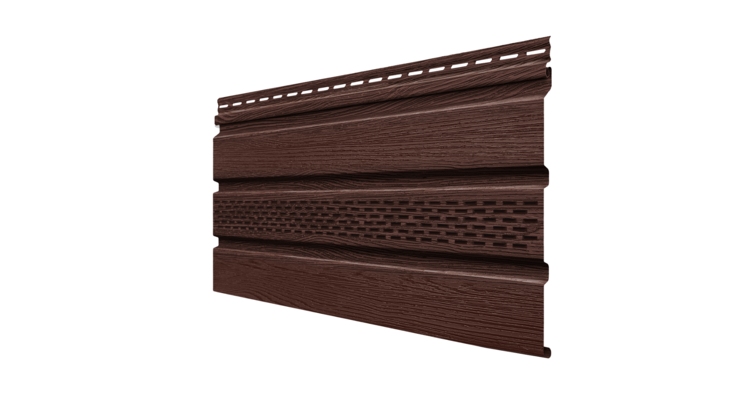 Софит частично перфорированный Технониколь Фактур Орех 3 м