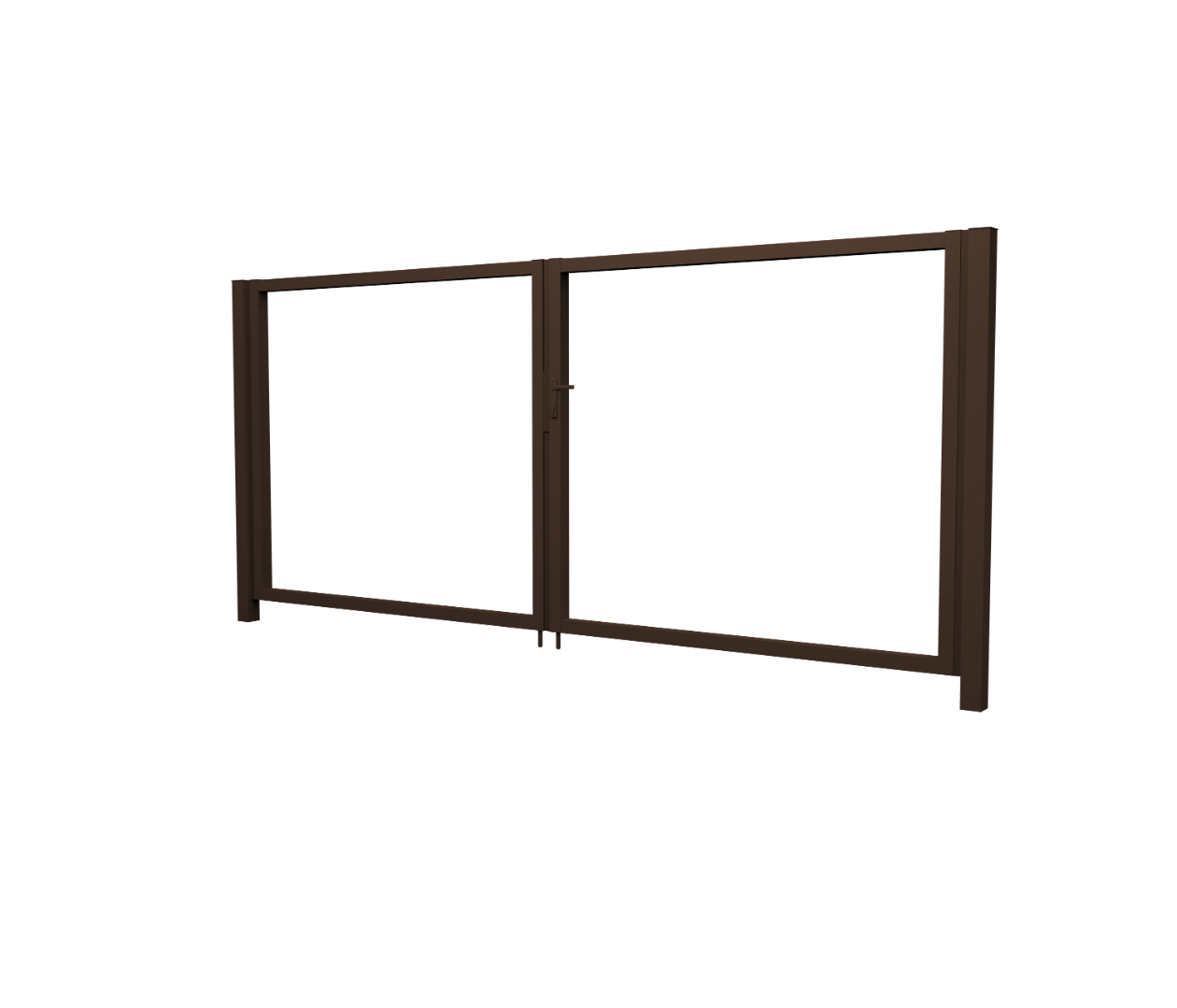 Ворота Жалюзи Texas 1.5х3.6 RAL 8017 без заполнения (ламель 125 мм)