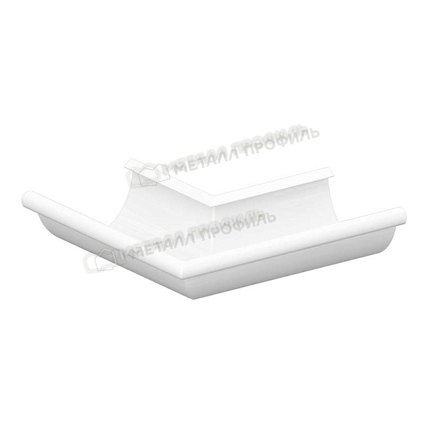 Угол желоба наружный Металл Профиль Foramina PUR D125 RAL 9010