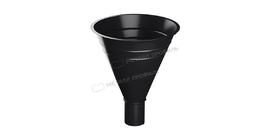 Воронка водосборная Металл Профиль PURMAN BLACK EDITION D100/300 RAL 9005