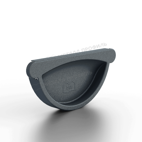 Заглушка желоба Металл Профиль Foramina Freeze D125 Grey