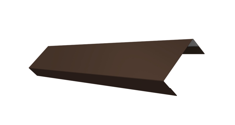 Ламель лицевая 50 забора жалюзи Texas 0.45 Drap-double TX RAL 8017 шоколад