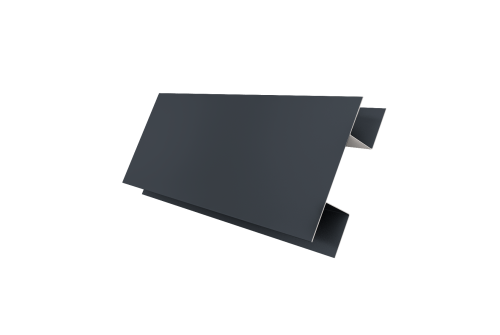 Планка H-образная Экобрус 0,5 Drap TX RAL 7024 мокрый асфальт (3м)