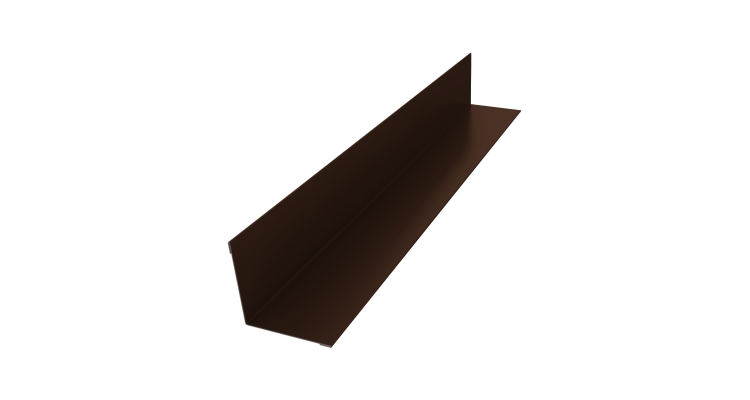 Угол внутренний 50х50 0,5 Satin Matt RAL 8017 шоколад (3м)