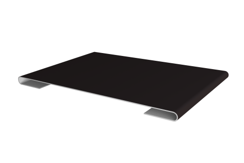 Планка стыковочная 0,45 PE с пленкой RAL 9005 черный (2м)